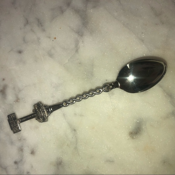 vtg Birks Sterling Silver Dawson Creek BC Canada Collectible Souvenir Spoon 5” - Picture 3 of 6